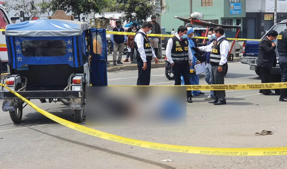 Peritos de Criminalística llegaron a la zona para recabar evidencias del suceso. Foto: Jessica Merino / URPI-GLR