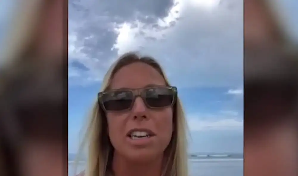 Desliza las imágenes para ver a los tiburones. Foto: YouTube/Captura/FOX 35