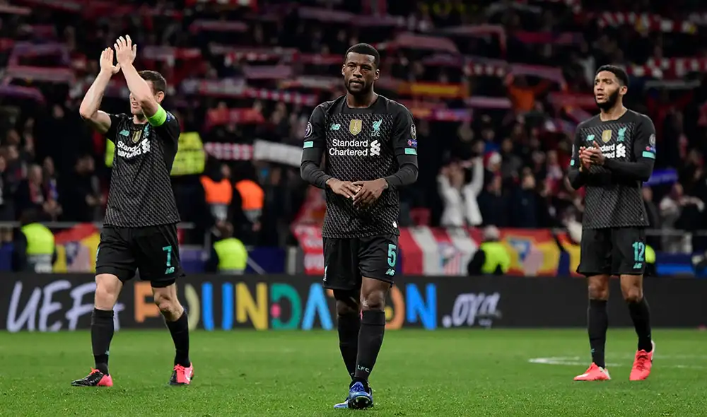 Liverpool cayó 1-0 ante Atlético de Madrid con un tempranero gol de Saúl Ñíguez. Foto: AFP. Liverpool cayó 1-0 ante Atlético de Madrid con un tempranero gol de Saúl Ñíguez. Foto: AFP.