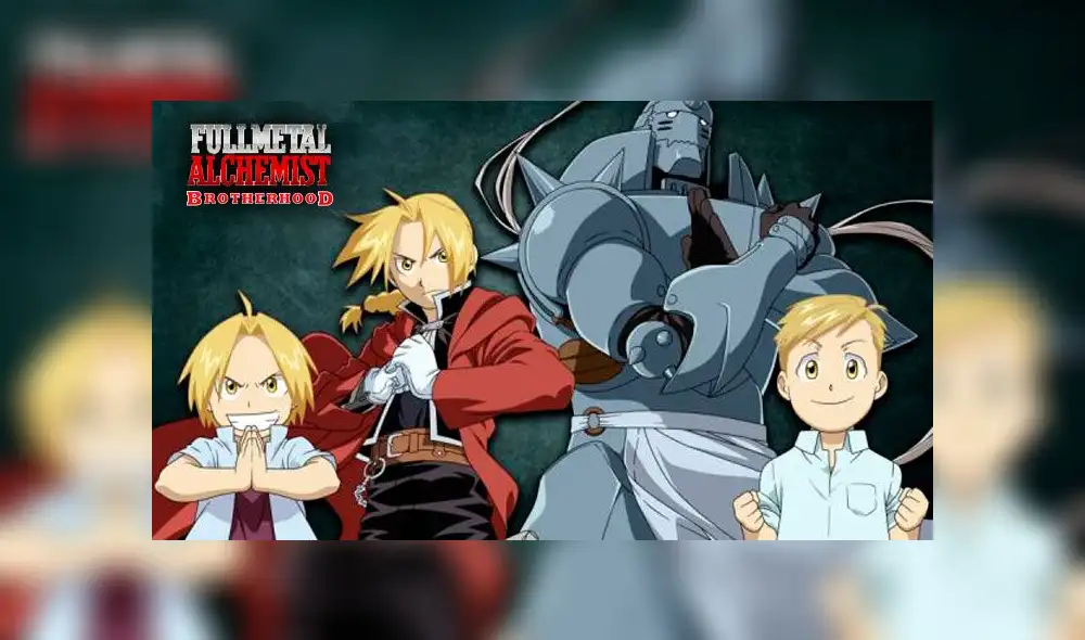 Fullmetal Alchemist Brotherhood llega hoy en canal peruano. Créditos: Composición