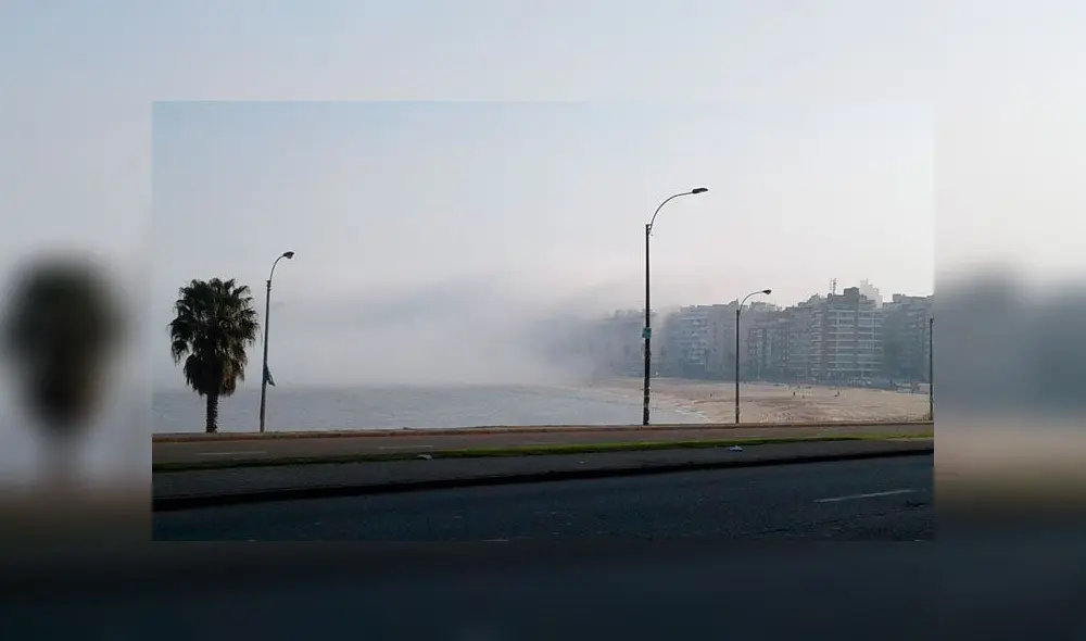 Duante ese martes se produjo una tensa nuve de humo porducto de los incedios forestales en la Amazonía. Foto: Twitter.