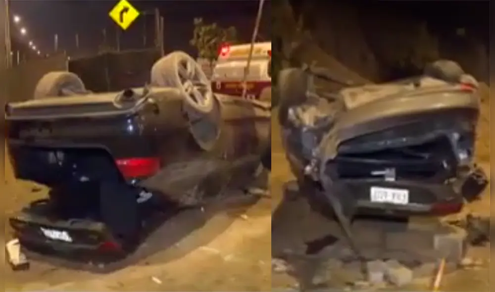 Seis unidades de bomberos llegaron hasta el lugar. (Foto: Captura video) Seis unidades de bomberos llegaron hasta el lugar. (Foto: Captura video)