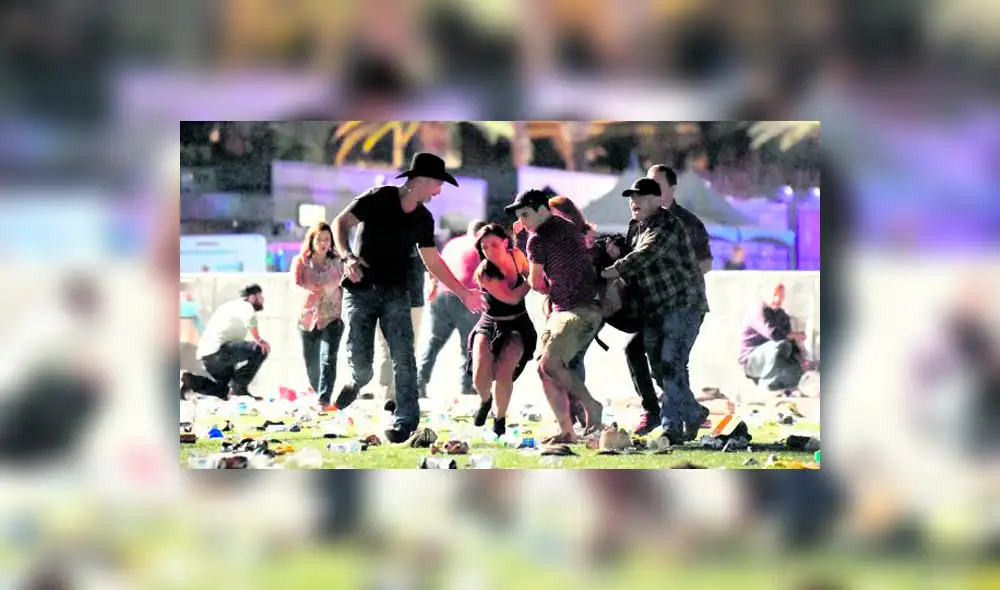 Las Vegas: La muerte les llegó a 59 personas desde el piso 32 de un hotel Las Vegas: La muerte les llegó a 59 personas desde el piso 32 de un hotel