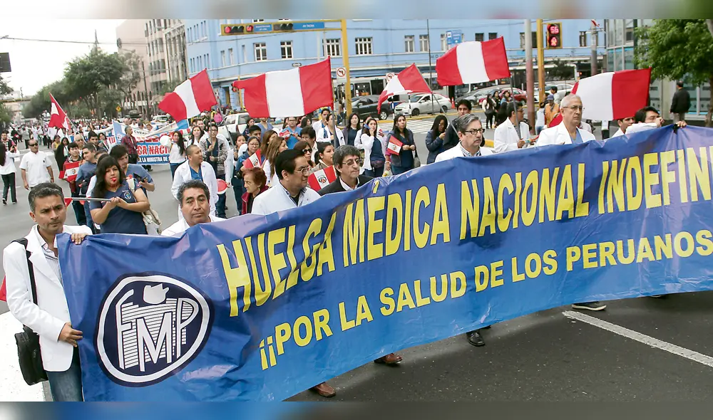 Desde este mes, los médicos del Minsa ganarán entre 5.025 y 6.193 soles