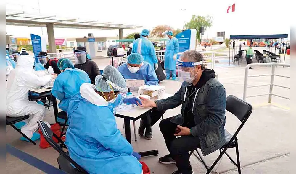 busqueda. Campañas de pruebas ayudaron a identificar casos.