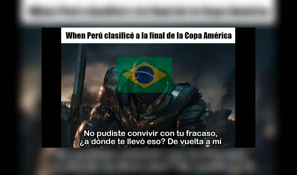 Perú vs Chile: memes tras clasificar a la final de la Copa América 2019. Foto: Facebook. Perú vs Chile: memes tras clasificar a la final de la Copa América 2019. Foto: Facebook.