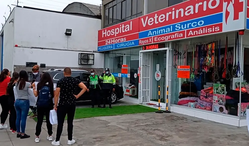 Vecinos agradecieron el cierre del establecimiento. Foto: Municipalidad de Surco
