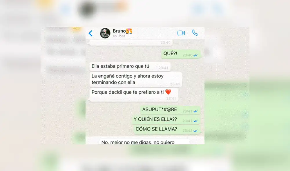 WhatsApp: Joven totalmente ebrio termina revelando oscuro secreto a su novia [FOTOS]