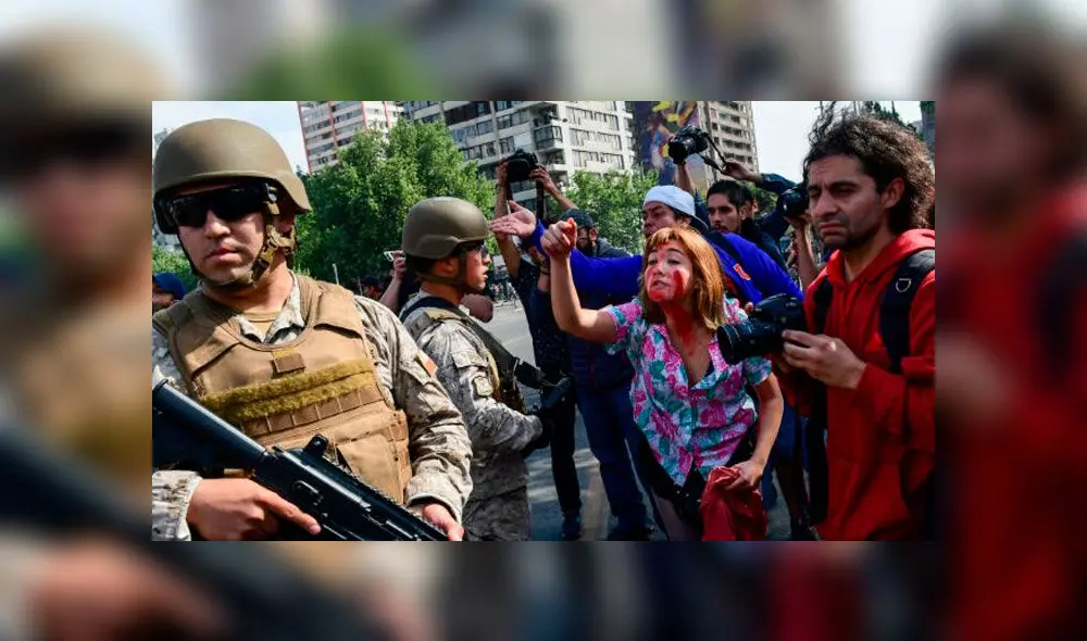 Esperan resolución sobre el soldado chileno que se negó a participar en el estado de emergencia [FOTOS]