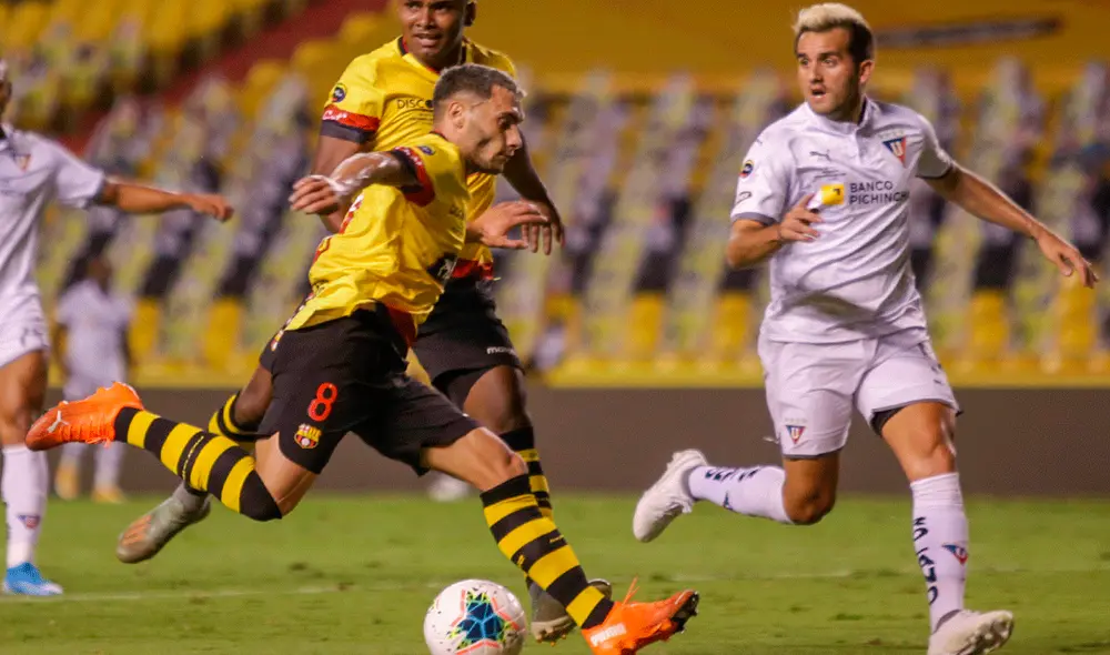 El encuentro de ida entre ambos conjuntos terminó en empate 1-1. Foto: BarcelonaSC / Twitter El encuentro de ida entre ambos conjuntos terminó en empate 1-1. Foto: BarcelonaSC / Twitter
