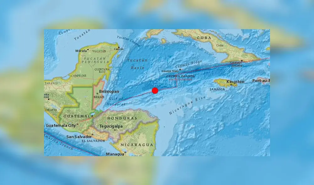 Terremoto de 7.6 remece Honduras 
