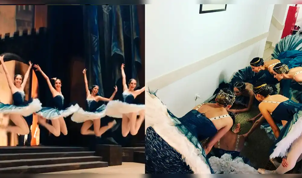 Instagram: Bailarinas de ballet ven en cuclillas los partidos de Rusia en el Mundial 