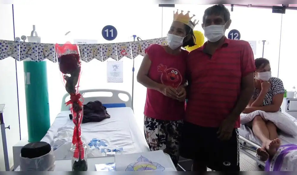 La pareja de esposos asistió el pasado sábado 8 de agosto a la campaña de descarte COVID-19, donde dieron positivo. /Creditos: Essalud