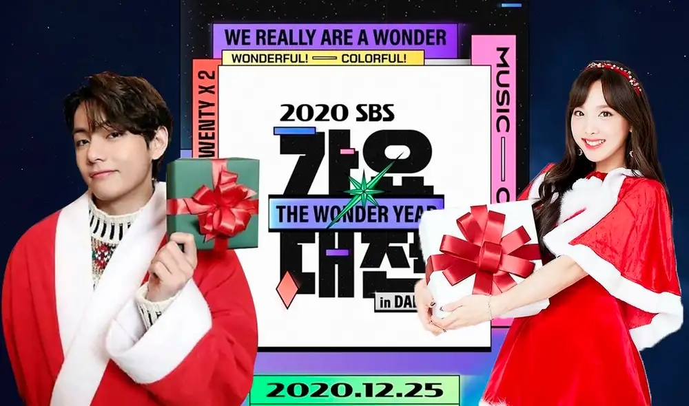 Ver el 2020 SBS Gayo Daejun, nombrado 'The wonder year'. Foto: composición LR/BigHit/SBS/JYP Ver el 2020 SBS Gayo Daejun, nombrado 'The wonder year'. Foto: composición LR/BigHit/SBS/JYP