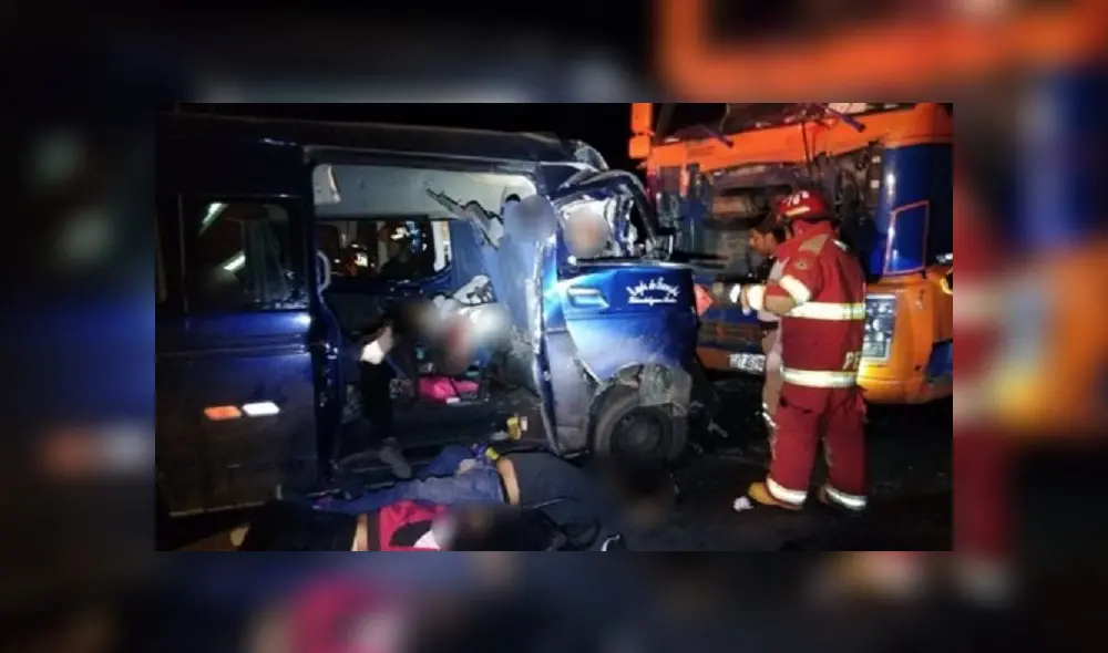 Moquegua: nueve muertos y varios heridos dejó choque entre tráiler y miniván en Ilo [VIDEO]