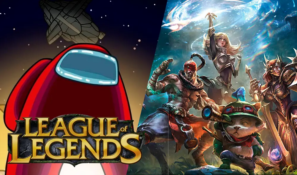 Riot Games crearía un juego con la misma temática de Among Us con personajes y escenarios de League of Legends. Foto composición La República