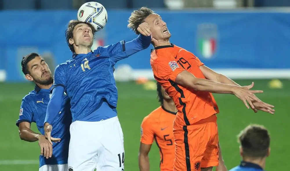Italia se enfrentó a Países Bajos en la cuarta fecha de la Liga de Naciones 2020. Foto: EFE Italia se enfrentó a Países Bajos en la cuarta fecha de la Liga de Naciones 2020. Foto: EFE