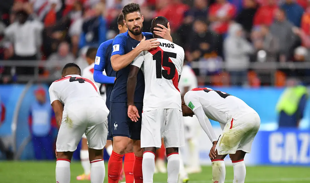 Perú y Francia se enfrentaron por la segunda fecha del grupo C del Mundial Rusia 2018. | Foto: AFP