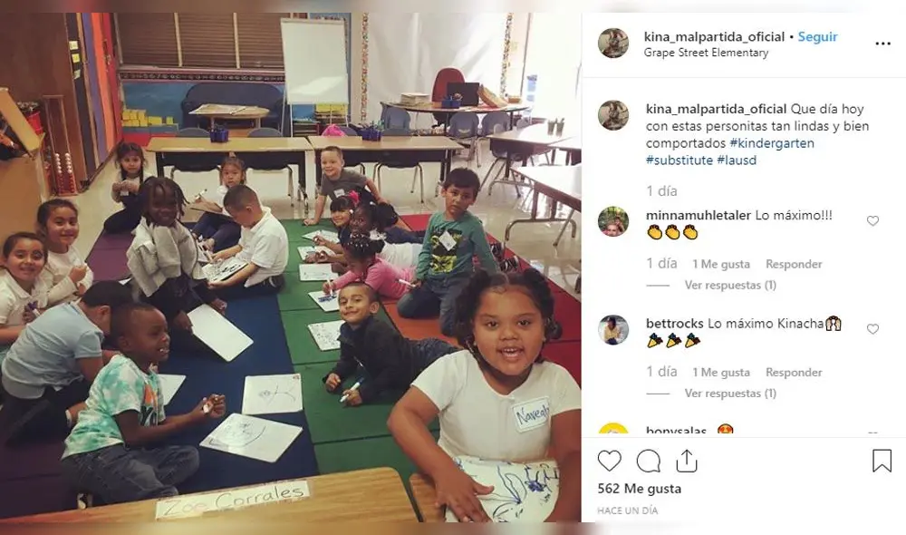 Kina Malpartida sorprende con su nueva faceta en Estados Unidos