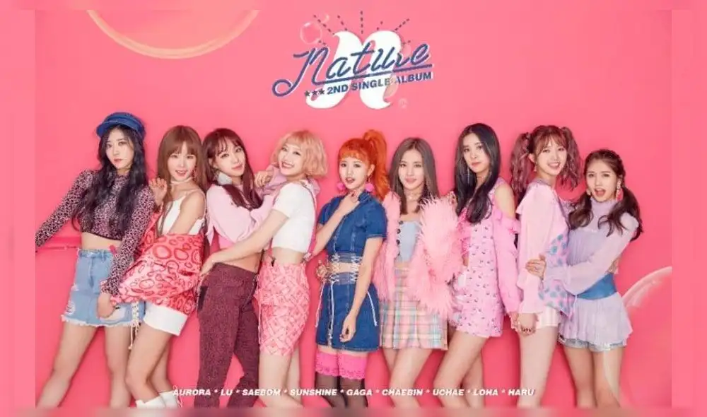 Las integrantes de NATURE son U Chae, Lu, Haru, Chae Bin, Sae Bom, So Hee, Sunshine & Lo Ha.