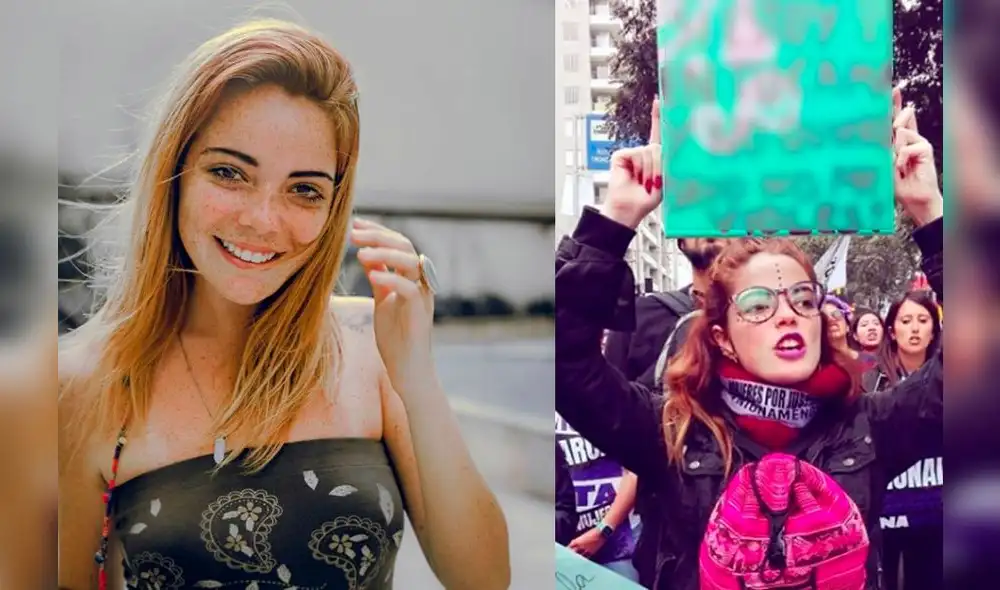 Daniella Pflucker impactó con contundente mensaje en  "Ni una menos"