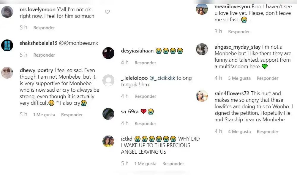 Fans de MONSTA X tienen miedo que Wonho se quite la vida por renunciar al grupo kpop tras escándalo por denuncia de Jung Da Eun. Fuente: Instagram Fans de MONSTA X tienen miedo que Wonho se quite la vida por renunciar al grupo kpop tras escándalo por denuncia de Jung Da Eun. Fuente: Instagram