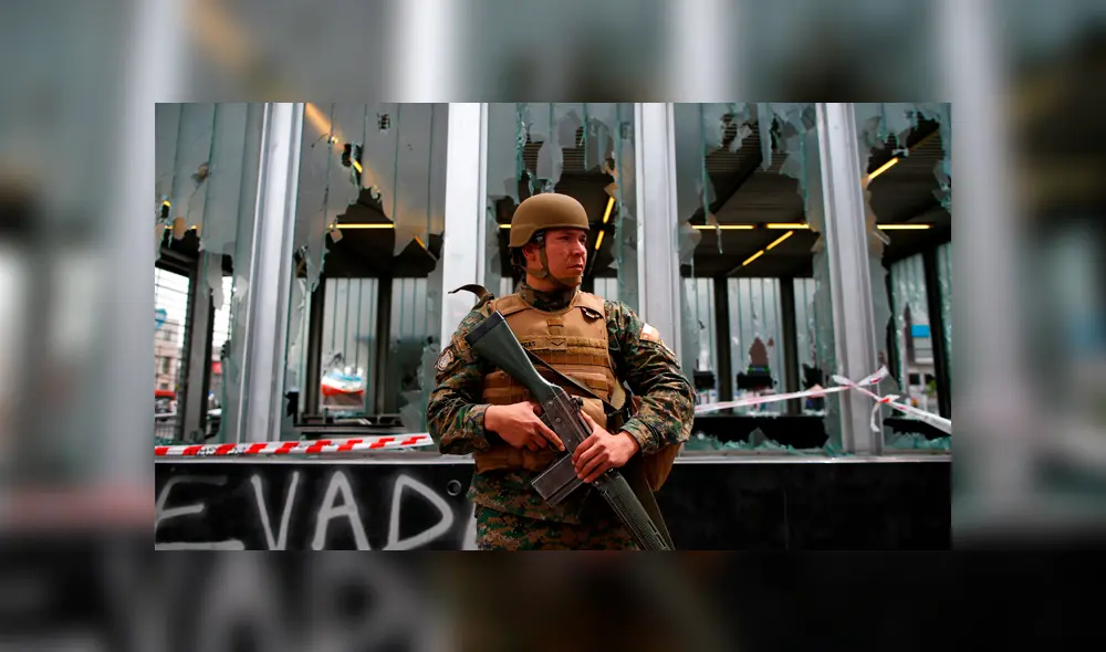 Metro de Santiago tras las protestas en la capital chilena Metro de Santiago tras las protestas en la capital chilena