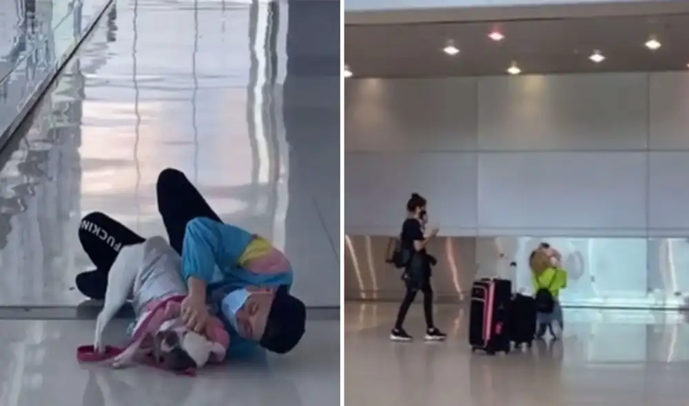 Desliza las imágenes para ver más detalles sobre esta emotiva escena que es viral en redes sociales. Foto: captura de TikTok