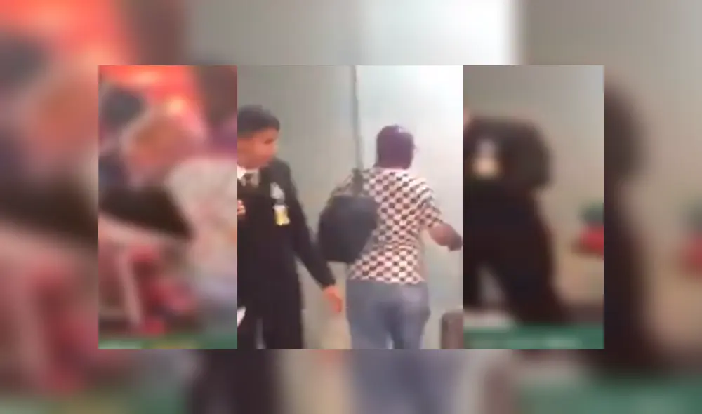 YouTube viral: Joven le echa pintura morada a su papá y lo hace viajar en avión como Thanos 