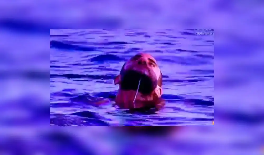 Twitter: Participante se desmaya tras prueba de resistencia bajo el agua 