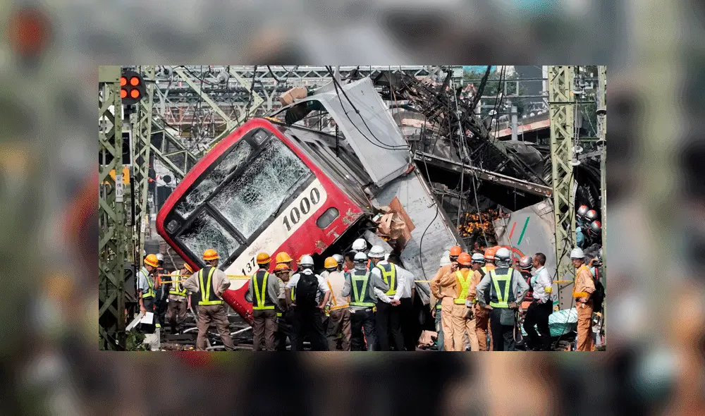 El accidente paralizó los alrededores de Yokohama, ubicada al sur de Tokio. Foto: EFE