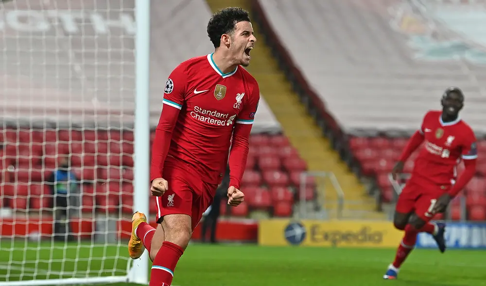 Curtis Jones marcó el gol de la victoria del Liverpool en Inglaterra contra AJax. Foto: AFP