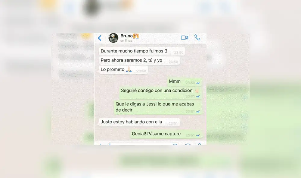 WhatsApp: Joven totalmente ebrio termina revelando oscuro secreto a su novia [FOTOS]