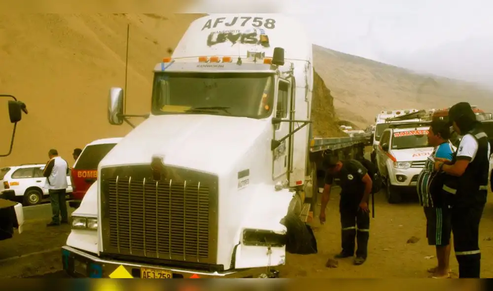 Pasamayo: solicitan prisión preventiva para chofer del tráiler que colisionó contra bus interprovincial