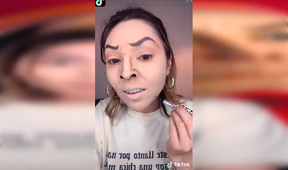 Desliza las imágenes para ver la increíble transformación que experimentó esta joven para ser igual que Lord Farquaad. Foto: captura de TikTok/ adribeautify