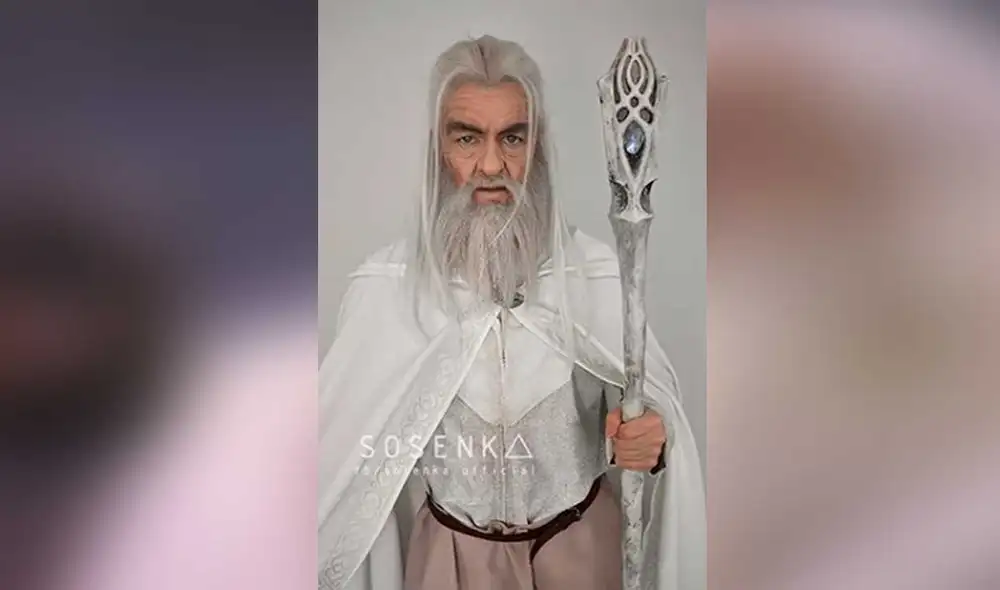 Desliza las imágenes para ver el increíble cosplay que hizo esta joven de Gandalf de The lord of the rings. Foto: captura de Instagram/Sosenka