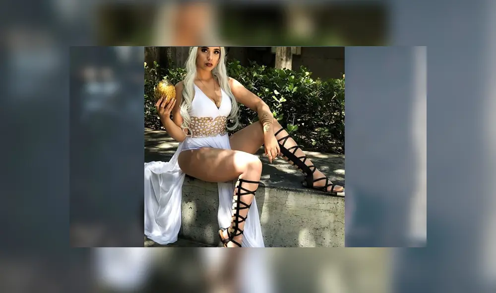 Instagram: Fan Emilia Clarke realiza sexy cosplay de Daenerys Targaryen y miles enloquecen [FOTOS]