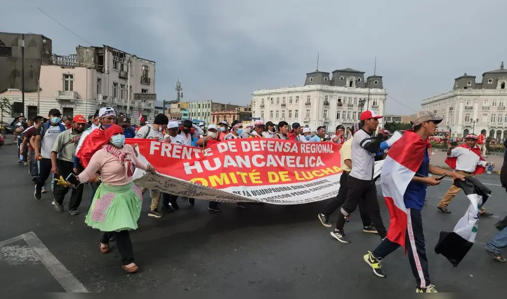 Policías y civiles resultaron heridos en la primera jornada de la marcha en Lima, desarrollada el último 20 de enero. Foto: Marco Cotrina/ La República
