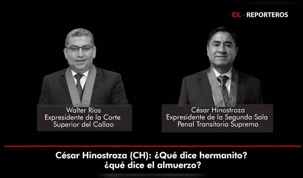 Nuevos audios: Walter Ríos da cuentas a César Hinostroza por designación de juez