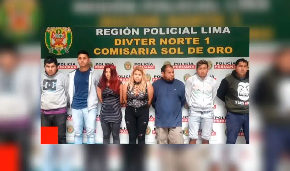 Capturan a banda criminal que robaba y extorsionaba a taxistas. Créditos: Captura América Televisión.