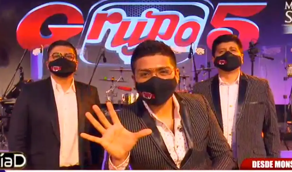 Grupo 5 no es ajeno a la crisis económica en el mundo musical. Foto: captura ATV