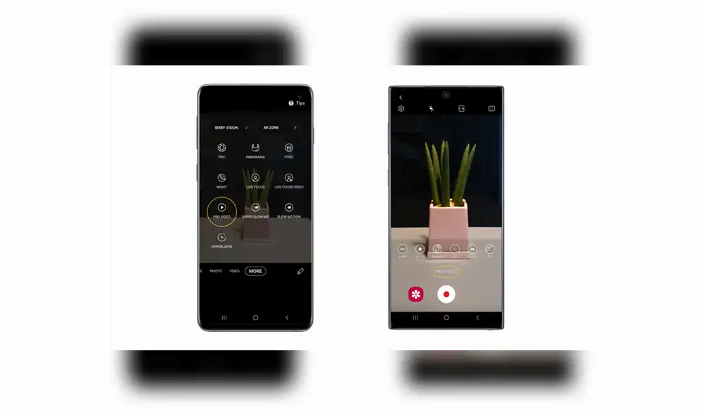 Nueva función Pro Video.