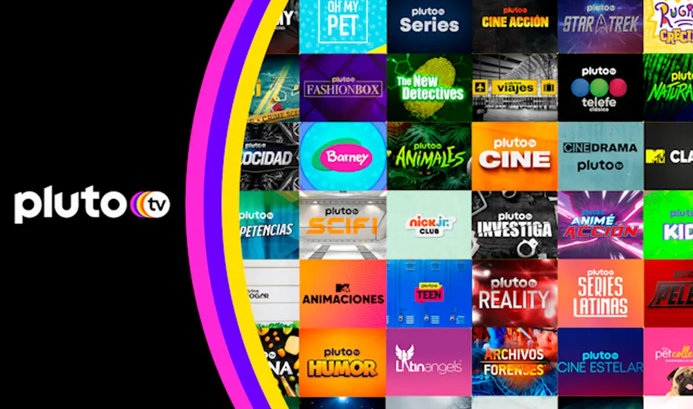 Pluto TV ofrece contenido premium de 53 canales completamente gratis. Foto: Pluto TV.