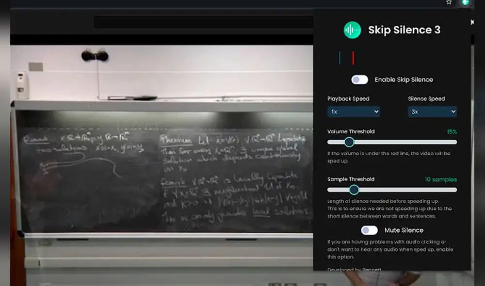 Si te urge ir al grano y quieres evitar esos segundos innecesarios en algunos videos de conferencias o cursos, entonces debes probar esta extensión para Google Chrome. Foto: Genbeta