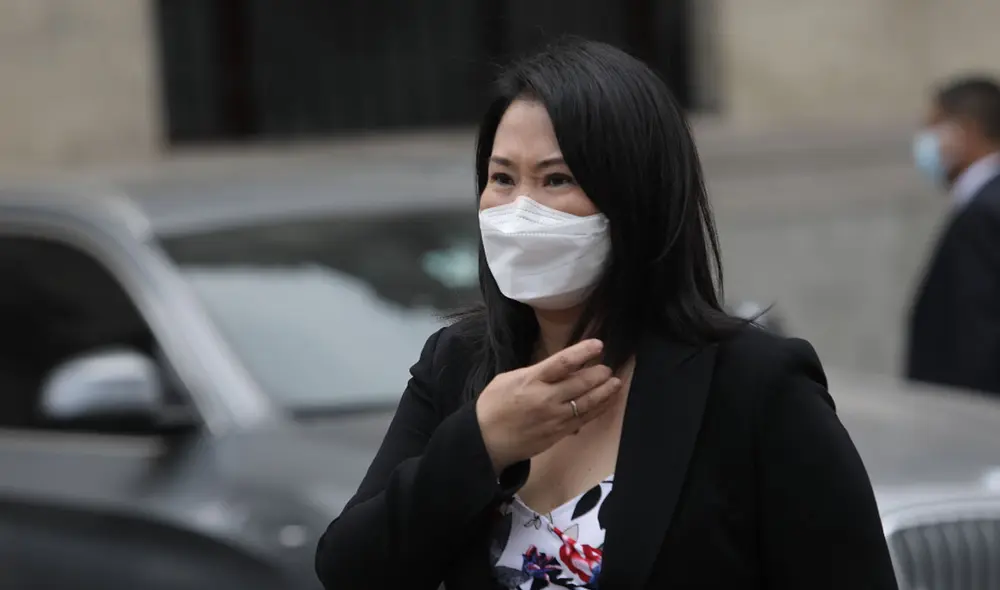 Fujimori se reunió este miércoles con el presidente Sagasti. Foto: Jorge Cerdan/La República