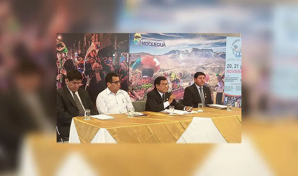 Evento. Cuevas lanzó congreso sobre minería y agricultura.