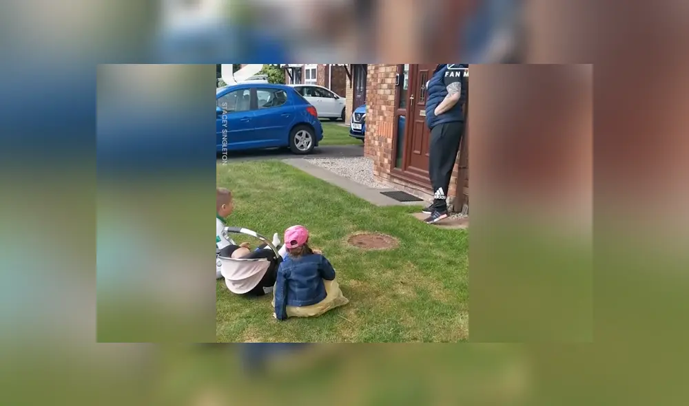 A través de Facebook se hizo viral el tierno momento en que unos niños visitan a sus abuelo en medio de la cuarentena. A través de Facebook se hizo viral el tierno momento en que unos niños visitan a sus abuelo en medio de la cuarentena.