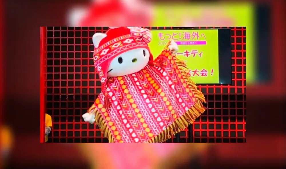 Hello Kitty promueve el turismo peruano en Japón. Créditos: Promperú