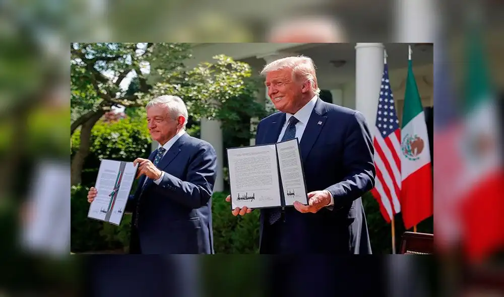 Los dignatarios de México y Estados Unidos firmaron una serie de acuerdos bilaterales. Foto: EFE Los dignatarios de México y Estados Unidos firmaron una serie de acuerdos bilaterales. Foto: EFE