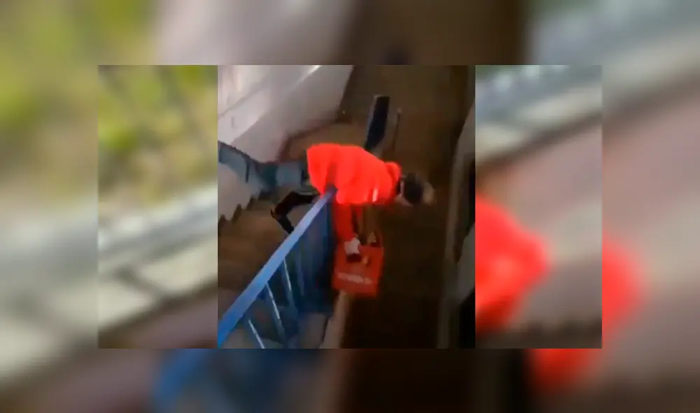 Facebook: Joven utiliza ingeniosa técnica para salvar sus cervezas cuando estaba a punto de caerse [VIDEO]